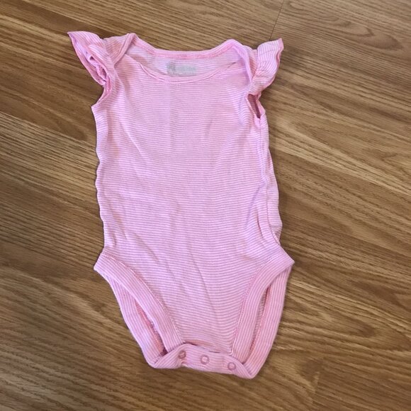 Baby Girl Short Sleeve One Piece Lot Of 7 Size 3-6M Mixed Patterns - Picture 2 of 16